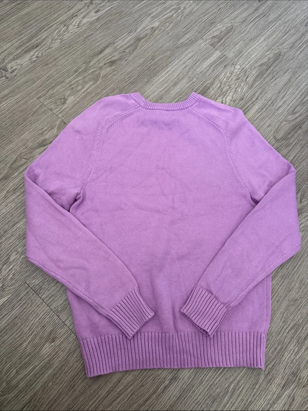 J. Crew Purple Crewneck Sweater 100% cotton Sz S